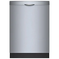 Boîte ouverte - Lave-vaisselle encastrable 24 po 46 dB avec troisième panier de Bosch (SHS53CM5N) - Acier inoxydable - Parfait état