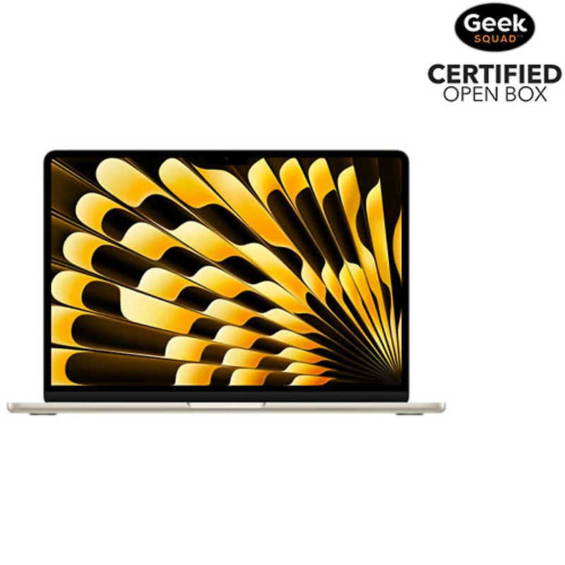 Open Box - Apple MacBook Air 13.6" w/ Touch ID (2022) - Starlight (Apple M2 / 16GB RAM / 256GB SSD) - English