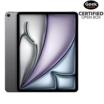 Boîte ouverte - iPad Air 13 po 128 Go d'Apple avec Wi-Fi et 5G (6e génération) - Gris cosmique