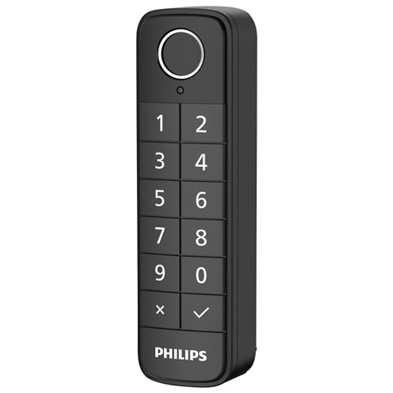 Philips 3000 Series Wireless Keypad with Finger Print Reader - Black