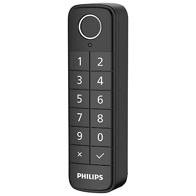 Philips 3000 Series Wireless Keypad with Finger Print Reader - Black
