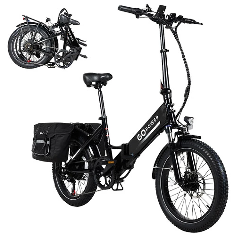 GoPowerBike GoPlus Step-Through Fat-Tire Electric Cruiser Bike (500W Motor/80km Range/32 km/h Top Speed
