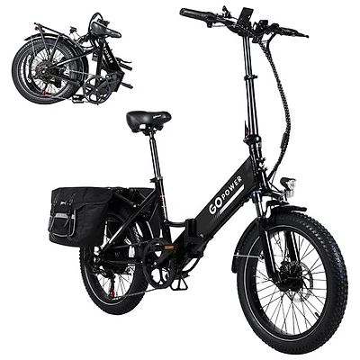 GoPowerBike GoPlus Step-Through Fat-Tire Electric Cruiser Bike (500W Motor/80km Range/32 km/h Top Speed