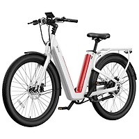 Vélo de ville électrique polyvalent à cadre bas C3 Pro de NIU (moteur 500 W/autonomie 145 km/vitesse maximale 45 km/h) - Blanc