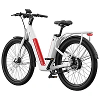 Vélo de ville électrique polyvalent à cadre bas C3 Pro de NIU (moteur 500 W/autonomie 145 km/vitesse maximale 45 km/h) - Blanc
