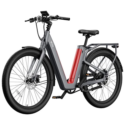 Vélo de ville électrique polyvalent à cadre bas C3 Pro de NIU (moteur 500 W/autonomie 145 km/vitesse maximale 45 km/h) - Gris