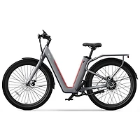 Vélo de ville électrique polyvalent à cadre bas C3 Pro de NIU (moteur 500 W/autonomie 145 km/vitesse maximale 45 km/h) - Gris