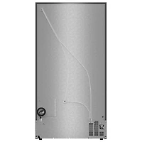 Réfrigérateur à congélateur juxtaposé à profondeur de comptoir 36 po 20,85 pi³ avec distributeur d'eau et de glace Whirlpool (WRSC5536RV) - Inox noir