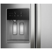 Whirlpool 36" 28.7 Cu. Ft. Side-By-Side Refrigerator with Water & Ice Dispenser (WRSF5536RZ) - Fingerprint Resistant Stainless Steel