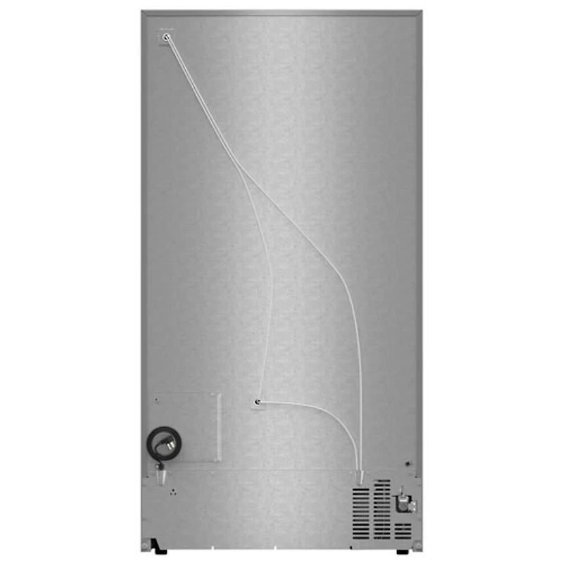 Whirlpool 36" 20.85 Cu Ft Counter Depth Side-By-Side Refrigerator w/Water & Ice Dispenser (WRSC5536RZ)- Fingerprint Resistant SS