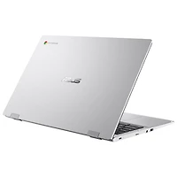 ASUS CX1500 15.6" Chromebook Laptop w/3 month of Google AI Pro - Silver (Intel Celeron N4500/8GB RAM/128GB SSD)