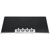 Surface de cuisson à induction de 31 po à 4 éléments Professional de Frigidaire (PCCI3080AF) - Acier inoxydable noir résistant aux taches