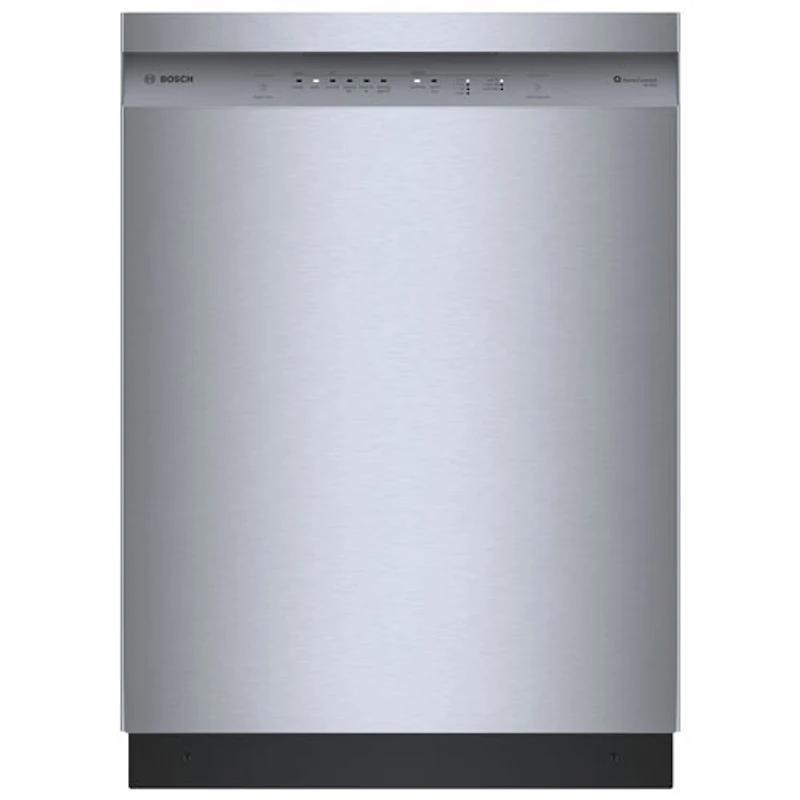 Lave-vaisselle encastrable 24 po 48dB série 300 de Bosch avec cuve en inox (SHE41CM5N) - Inox