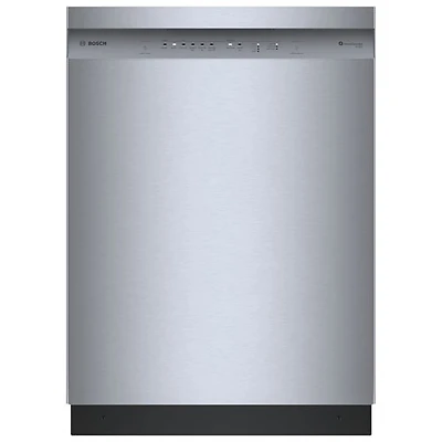 Bosch 300 Series 24" 48dB Built-In Dishwasher with Stainless Steel Tub (SHE41CM5N) - Stainless Steel