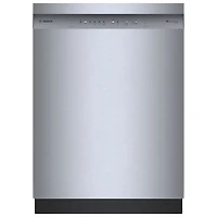 Lave-vaisselle encastrable 24 po 48dB série 300 de Bosch avec cuve en inox (SHE41CM5N) - Inox