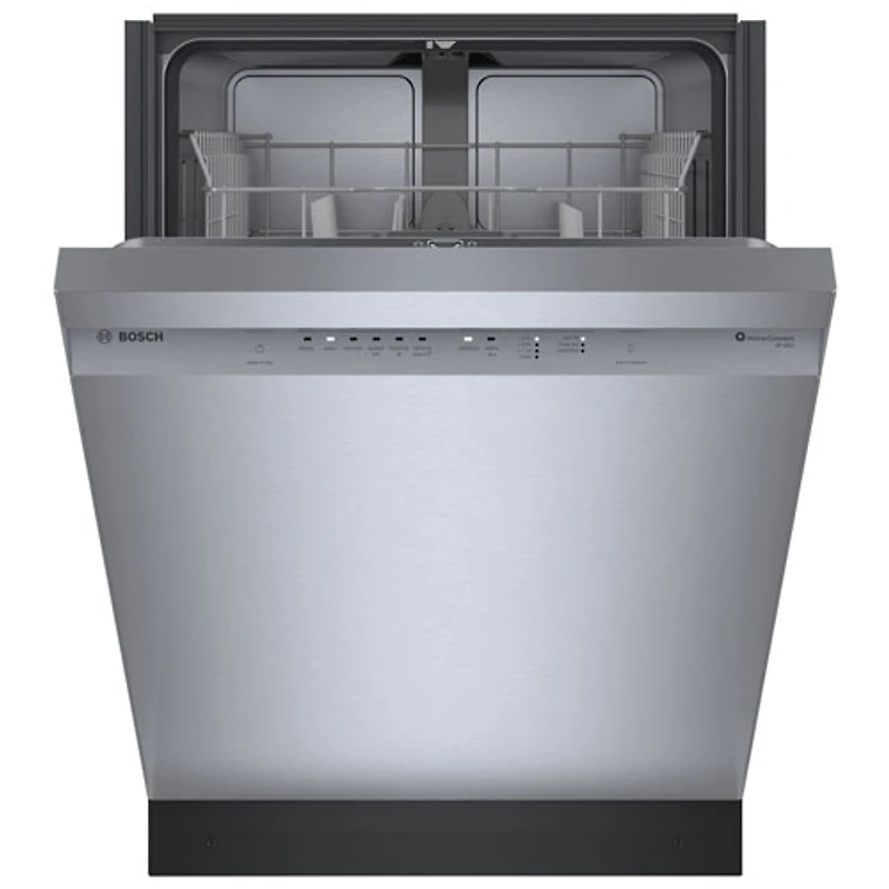 Bosch 300 Series 24" 48dB Built-In Dishwasher with Stainless Steel Tub (SHE41CM5N) - Stainless Steel