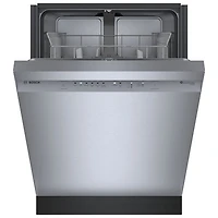 Bosch 300 Series 24" 48dB Built-In Dishwasher with Stainless Steel Tub (SHE41CM5N) - Stainless Steel