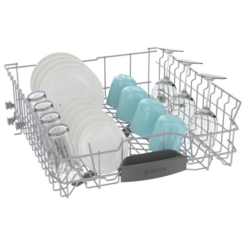 Bosch 300 Series 24" 48dB Built-In Dishwasher with Stainless Steel Tub (SHE41CM5N) - Stainless Steel