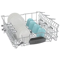Bosch 300 Series 24" 48dB Built-In Dishwasher with Stainless Steel Tub (SHE41CM5N) - Stainless Steel