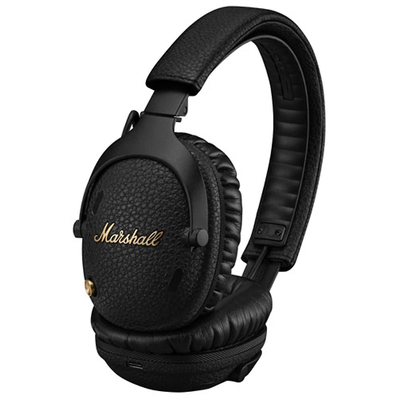 Marshall Monitor III Over-Ear Noise Cancelling Bluetooth Headphones - Black/Brass