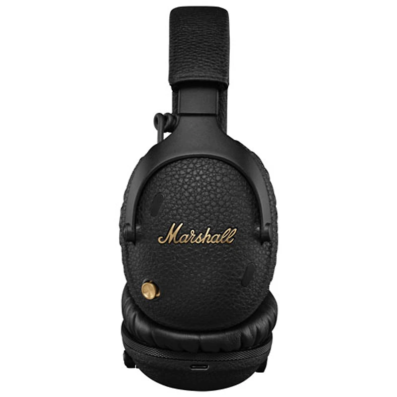 Marshall Monitor III Over-Ear Noise Cancelling Bluetooth Headphones - Black/Brass