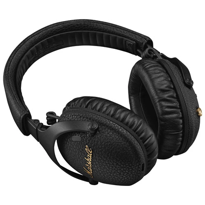 Marshall Monitor III Over-Ear Noise Cancelling Bluetooth Headphones - Black/Brass