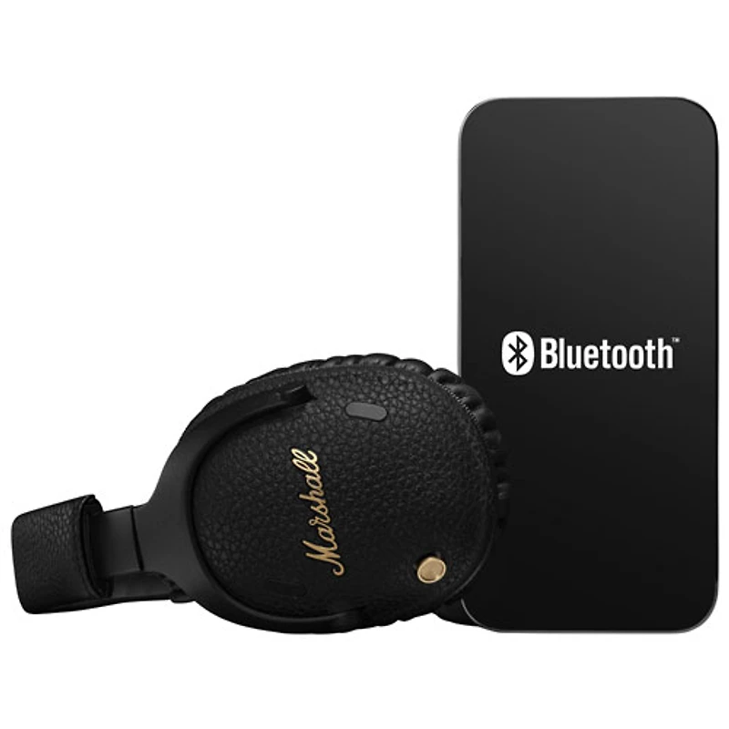 Marshall Monitor III Over-Ear Noise Cancelling Bluetooth Headphones - Black/Brass