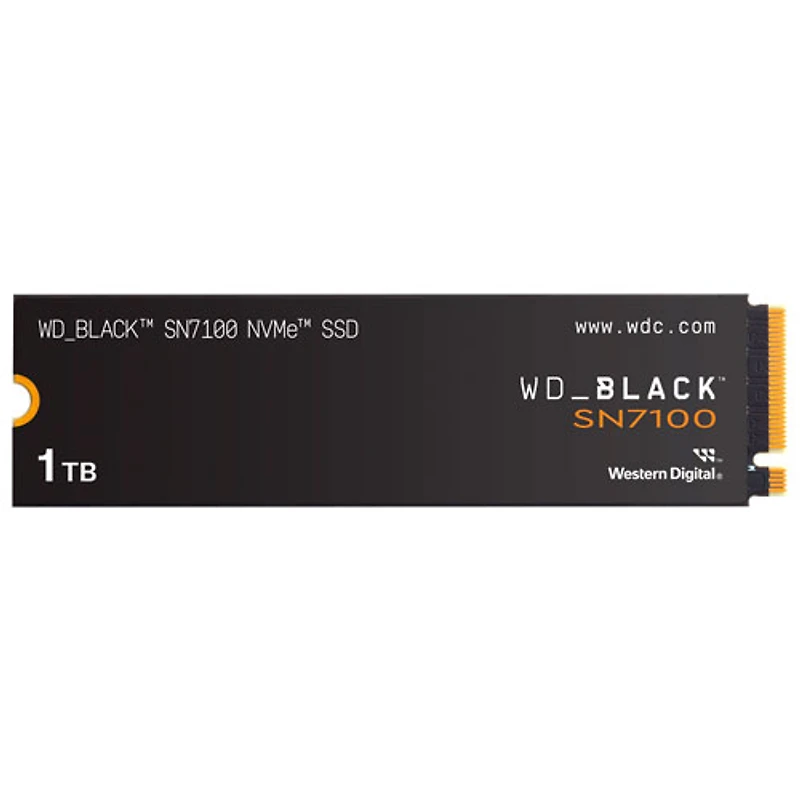 Disque SSD interne NVMe PCI-e WD_BLACK SN7100 de 1 To (WDBELG0010BBK-WRSN)