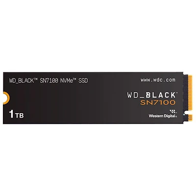 Disque SSD interne NVMe PCI-e WD_BLACK SN7100 de 1 To (WDBELG0010BBK-WRSN)