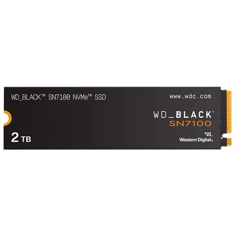 Disque SSD interne NVMe PCI-e WD_BLACK SN7100 de 2 To (WDBELG0020BBK-WRSN)