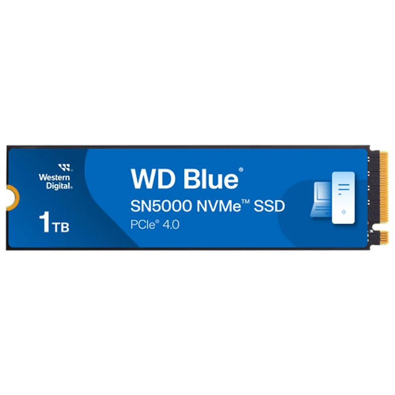 Disque SSD interne NVMe PCIe SN5000 de 1 To de WD Blue (WDBS3F0010BNC-WRSN)