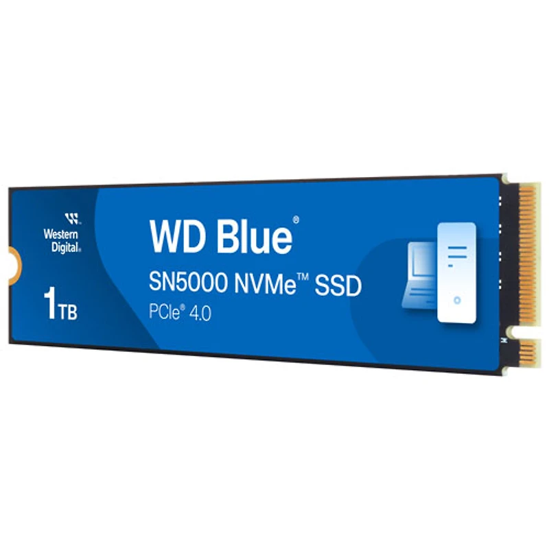Disque SSD interne NVMe PCIe SN5000 de 1 To de WD Blue (WDBS3F0010BNC-WRSN)