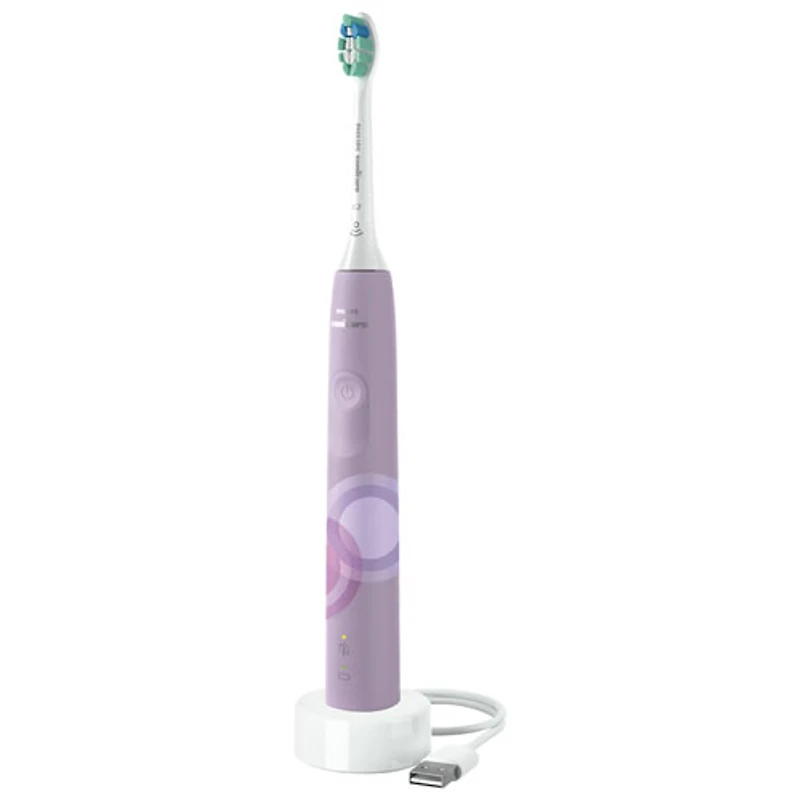 Brosse à dents électrique Sonicare 4100 de Philips (HX3689/24) - Lilas prismatique