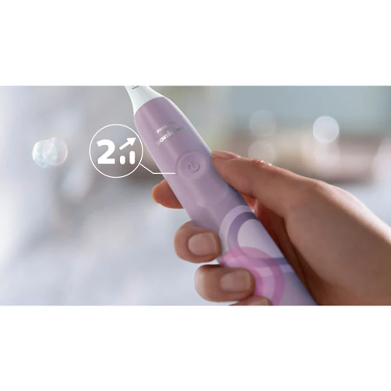 Brosse à dents électrique Sonicare 4100 de Philips (HX3689/24) - Lilas prismatique