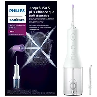 Hydropulseur électrique sans fil SoniCare 3000 Power de Philips (HX3826/21) - Blanc