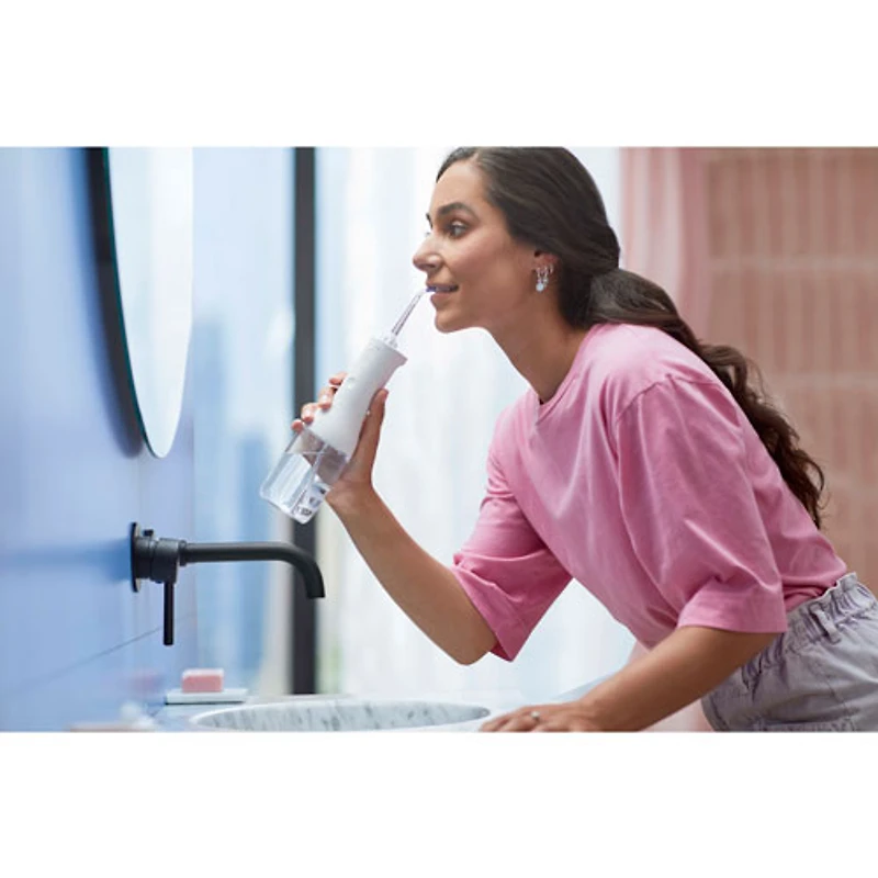 Hydropulseur électrique sans fil SoniCare 3000 Power de Philips (HX3826/21) - Blanc