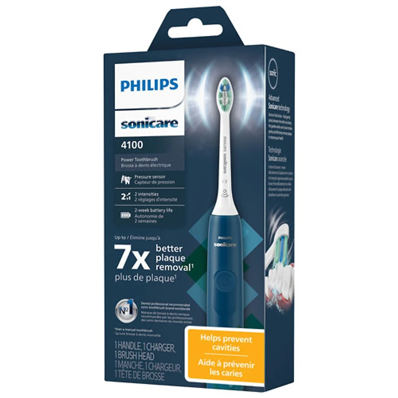 Philips Sonicare 4100 Electric Toothbrush (HX3689/22) - Prismatic Navy