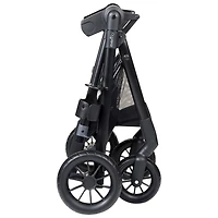 Système de transport Modular Pivot avec siège d'auto de bébé LiteMax d'Evenflo - Gris décontracté