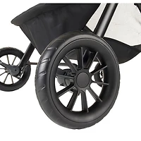 Système de transport Modular Pivot avec siège d'auto de bébé LiteMax d'Evenflo - Gris décontracté