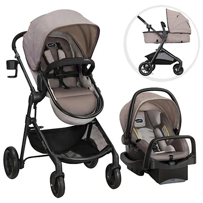 Système de voyage modulaire Pivot d'Evenflo - Havane sable