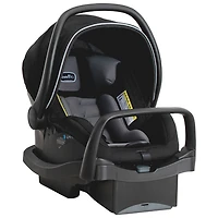 Système de voyage modulaire Pivot Xpand d'Evenflo avec siège d'auto pour bébé LiteMax - Noir Ayrshire