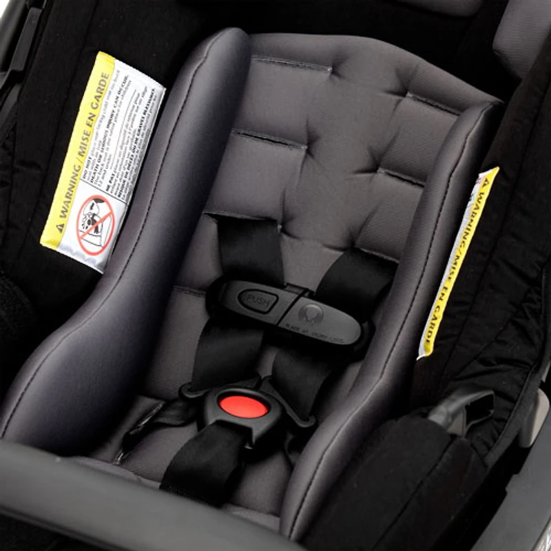 Système de voyage modulaire Pivot Xpand d'Evenflo avec siège d'auto pour bébé LiteMax - Noir Ayrshire