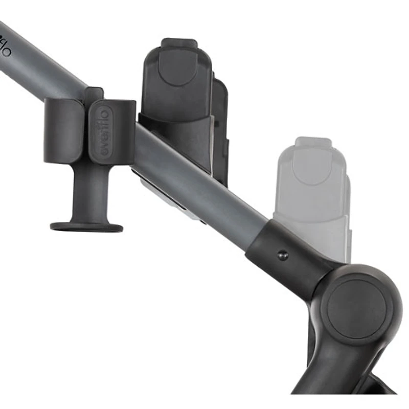 Système de voyage modulaire Pivot Xpand d'Evenflo avec siège d'auto pour bébé LiteMax - Noir Ayrshire