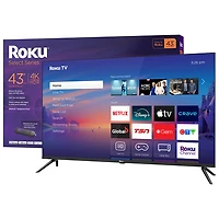 Roku 43" R4C5CA Select Series 4K UHD HDR LCD Roku Smart TV (43R4C5CA) - 2025