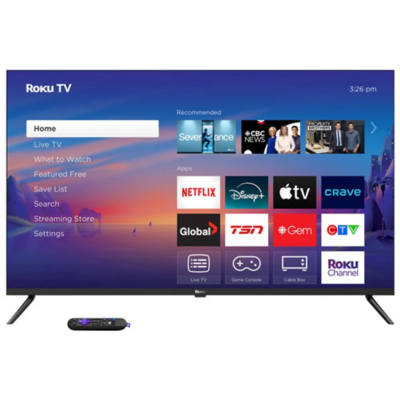 Téléviseur intelligent Roku ACL HDR UHD 4K de 43 po série R4C5CA Select de Roku (43R4C5CA) - 2025