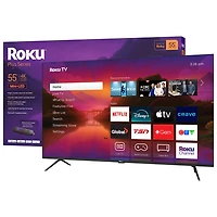 Téléviseur intelligent Roku mini-DEL QLED HDR UHD 4K de 55 po Plus de Roku (55R6C5CA) - 2025