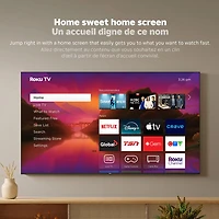 Téléviseur intelligent Roku mini-DEL QLED HDR UHD 4K de 55 po Plus de Roku (55R6C5CA) - 2025