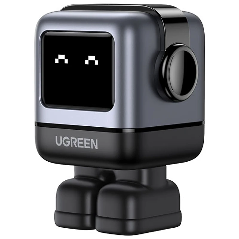 Chargeur mural USB-C GaN PD de 30 W Uno Robot de UGREEN - Gris