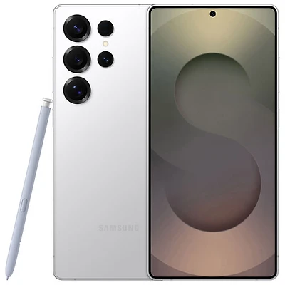 Galaxy S25 Ultra de Go de Samsung - Titane blanc argent