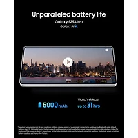 Galaxy S25 Ultra de Go de Samsung - Titane blanc argent